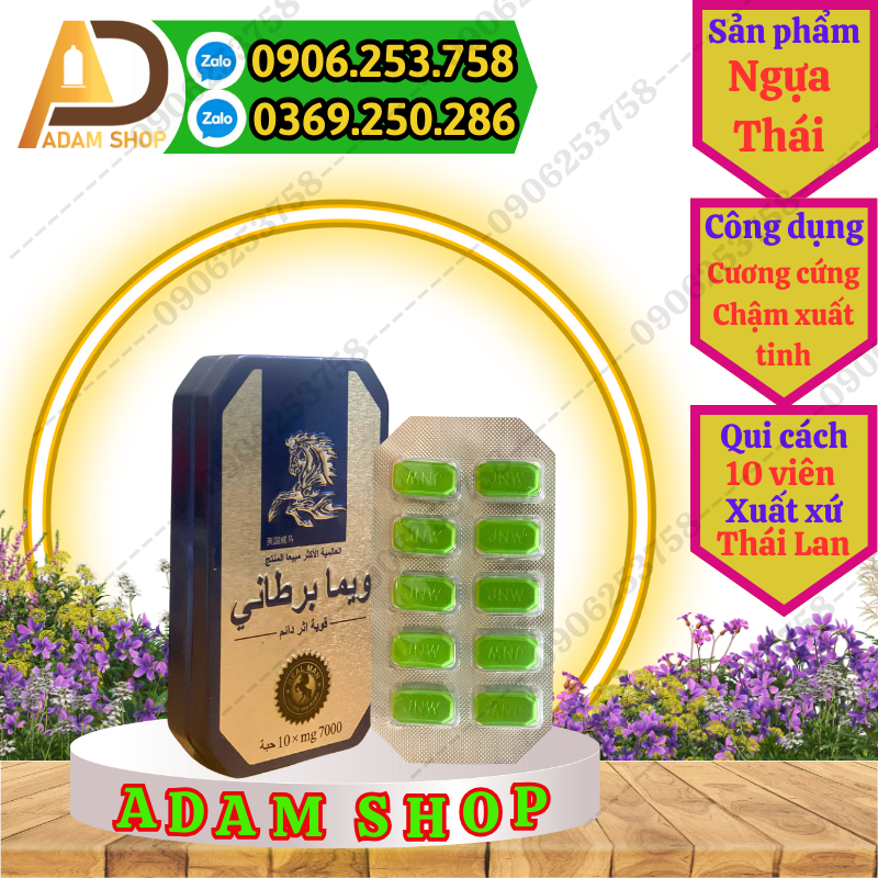 Thuốc Cường Dương Ngựa Thái (10 Viên)