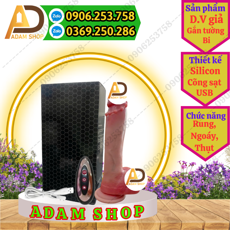 Dương Vật Giả Rung Thụt vòng bi cao cấp