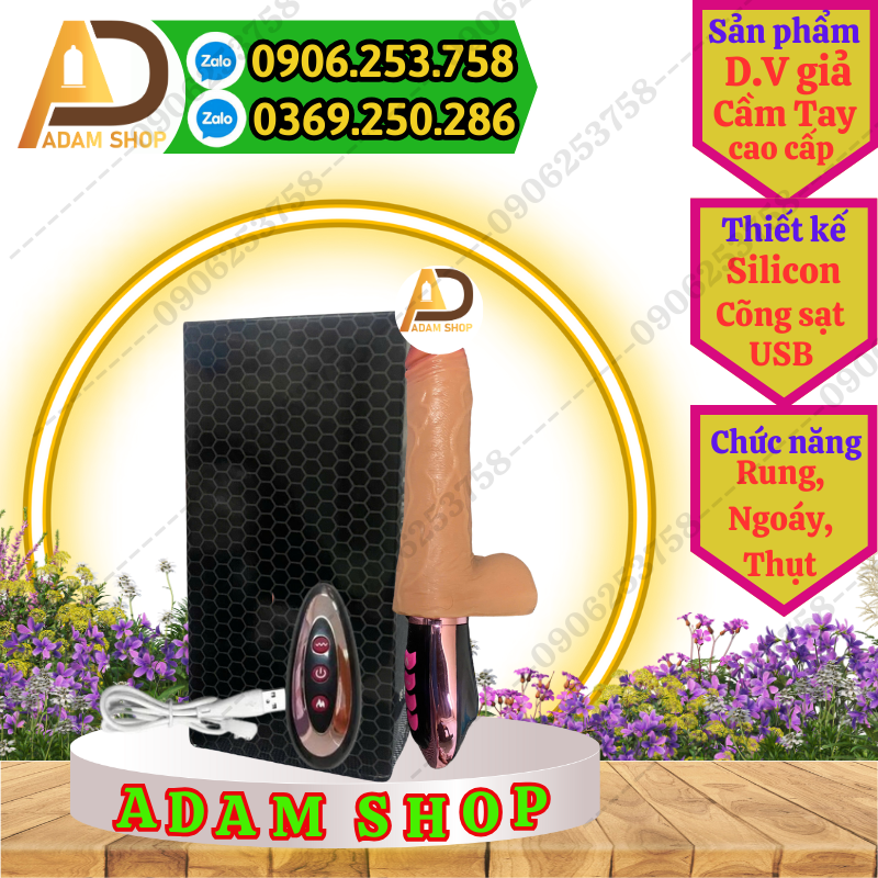 Dương Vật Giả Rung Thụt cao cấp cầm tay