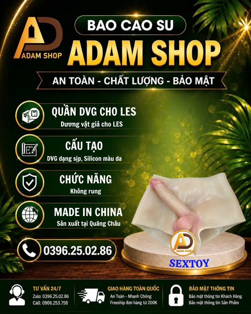 Dương vật liền quần silicon cho Les