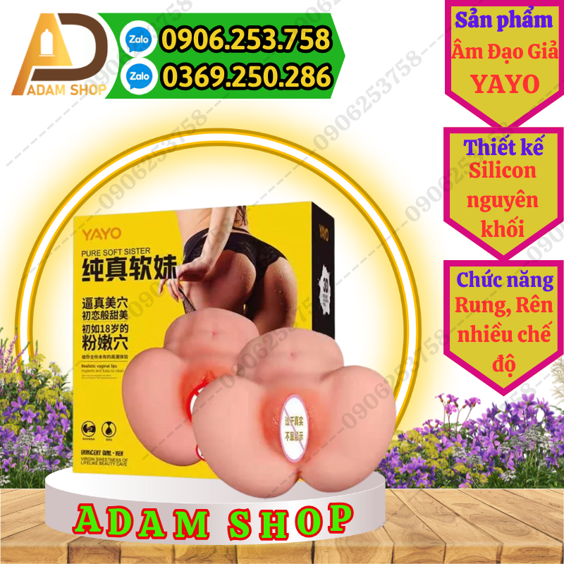Búp Bê Bán Thân Silicone YAYO Rung Đa Chế Độ (Sao chép)