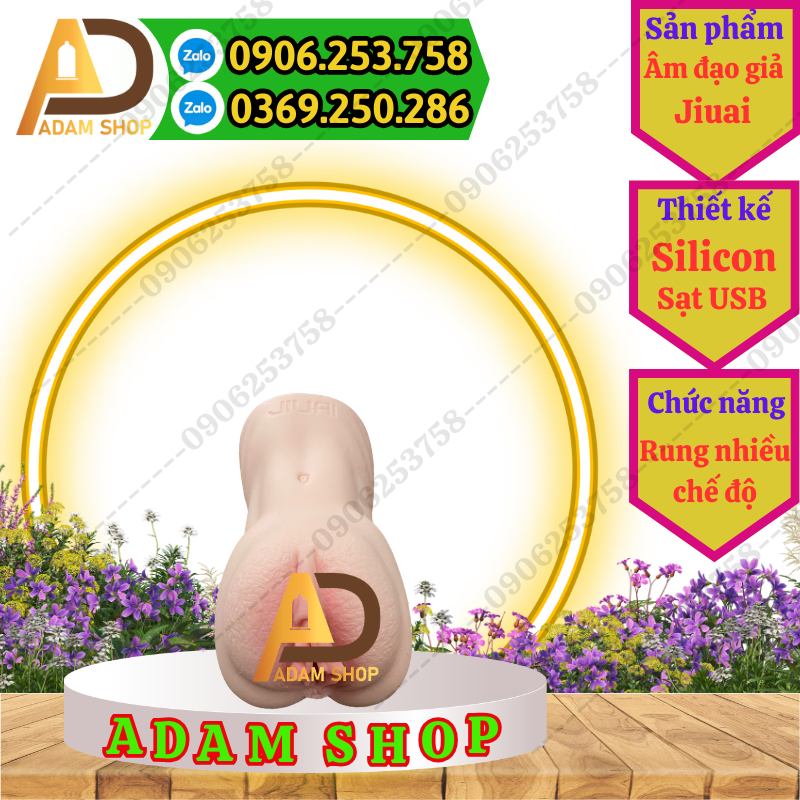 Mông Silicone Jiuai Rung Đa Chế Độ