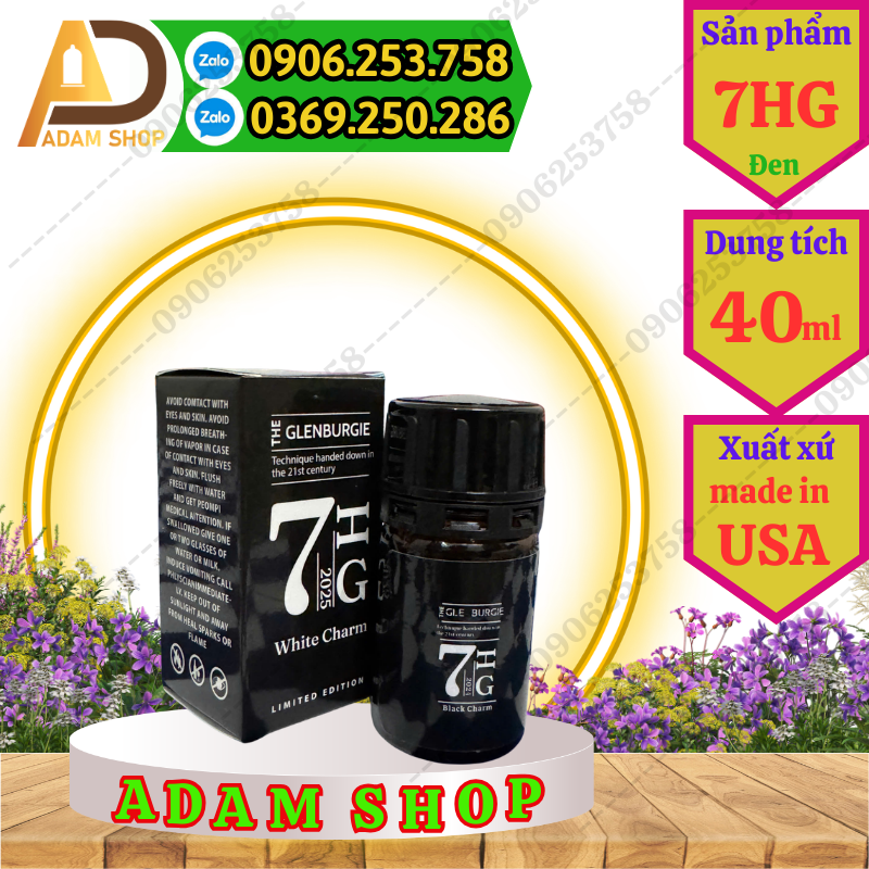 Popper 7HG Đen 40ml Cao Cấp