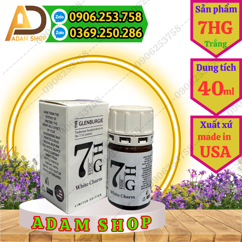 Popper 7HG Trắng 40ml Cao Cấp