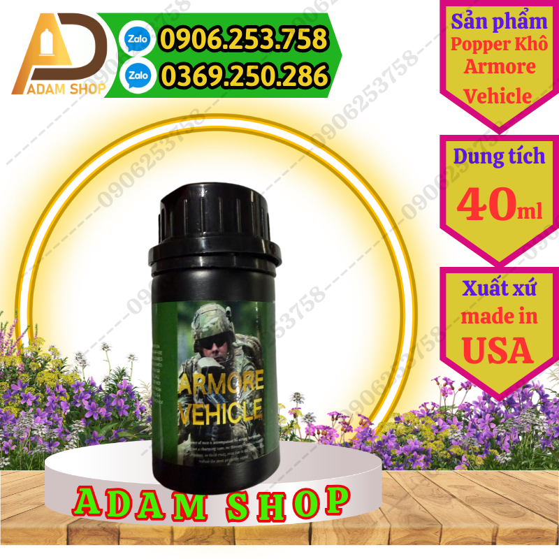 Popper Khô Armore Vehicle 40ml Cao Cấp