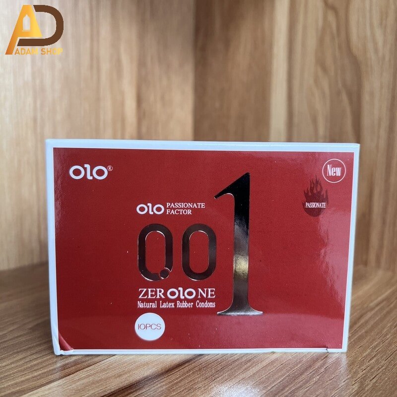 Bao Cao Su OLO 0.01 Đỏ (10 cái)