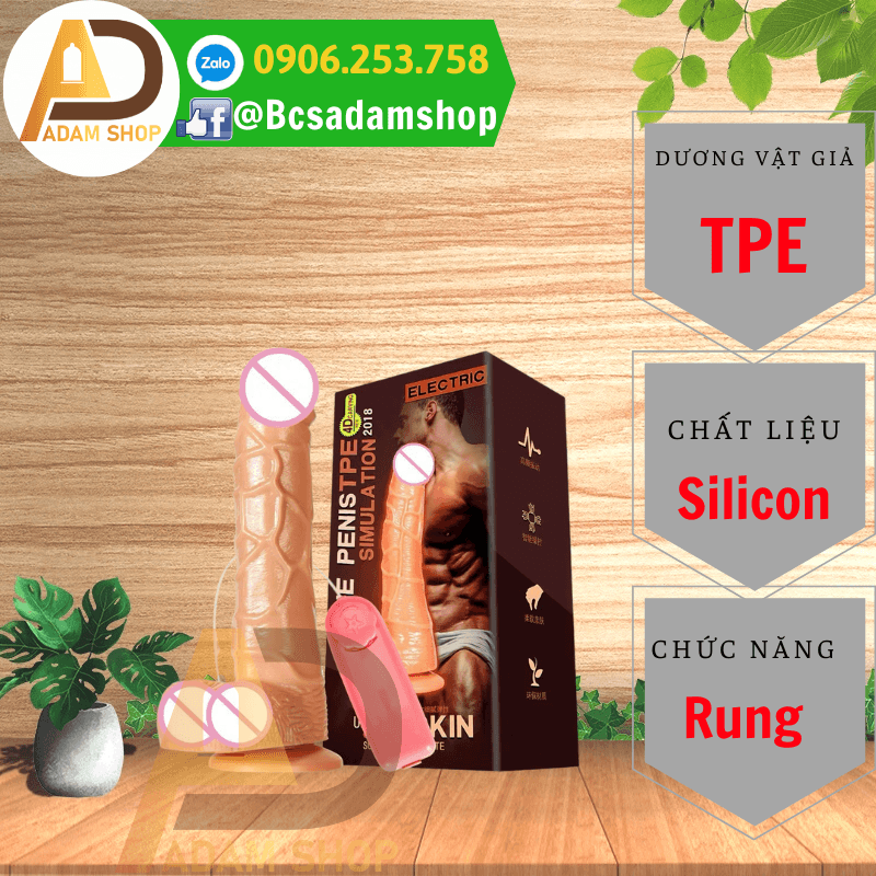 Dương Vật Giả Rung TPE