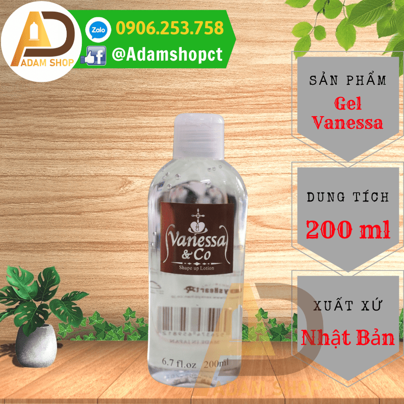 Gel Bôi Trơn Vanessa & Co 200ml