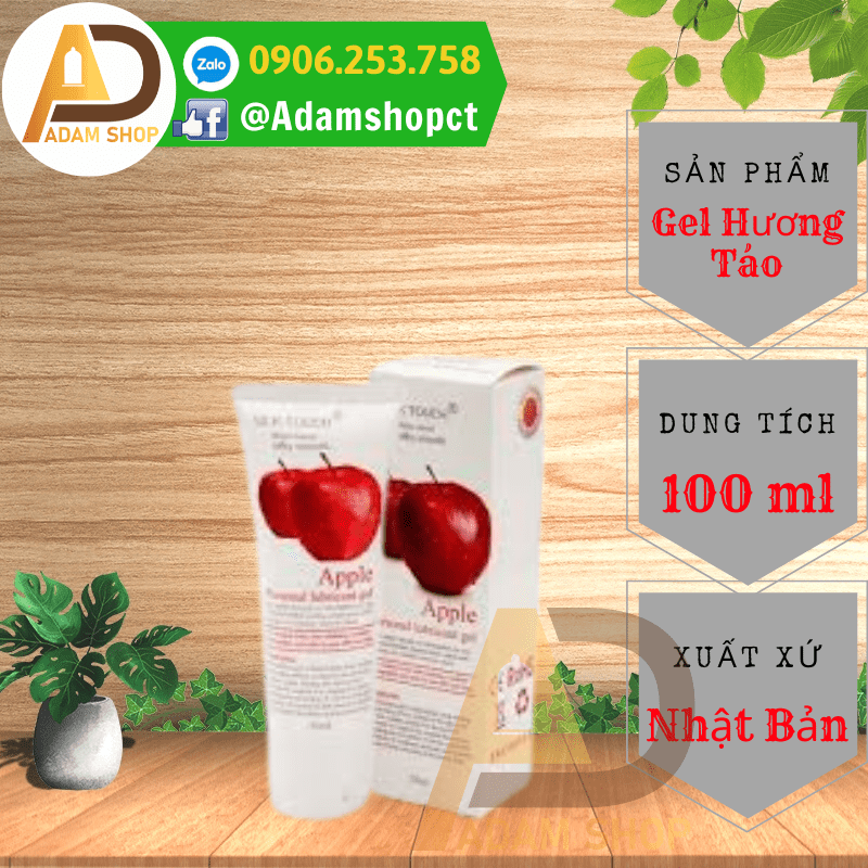 Gel Bôi Trơn Silk Touch Apple 100ml (Hương Táo)