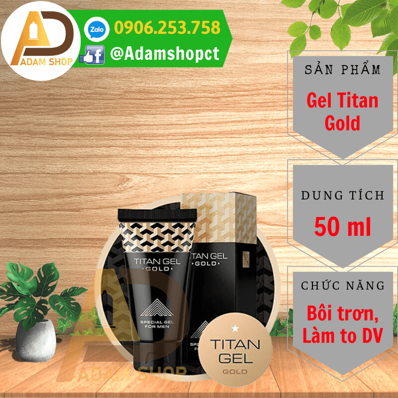 Gel Tăng Kích Thước Titan Gold 50ml