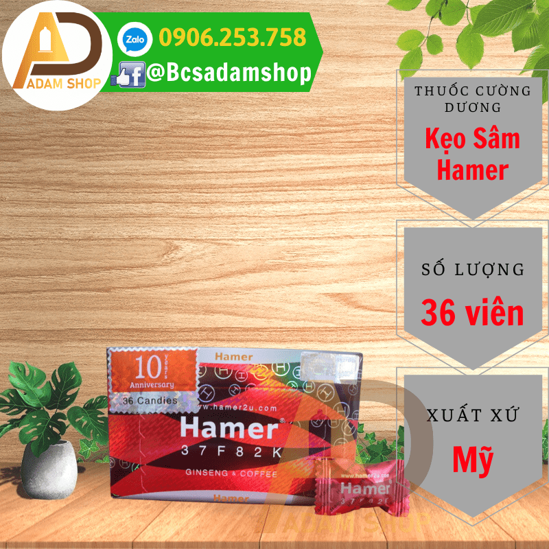 Kẹo Sâm Hamer (36 Viên)