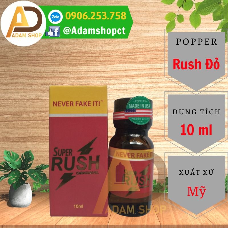 Popper Rush Đỏ 10ml Cao Cấp