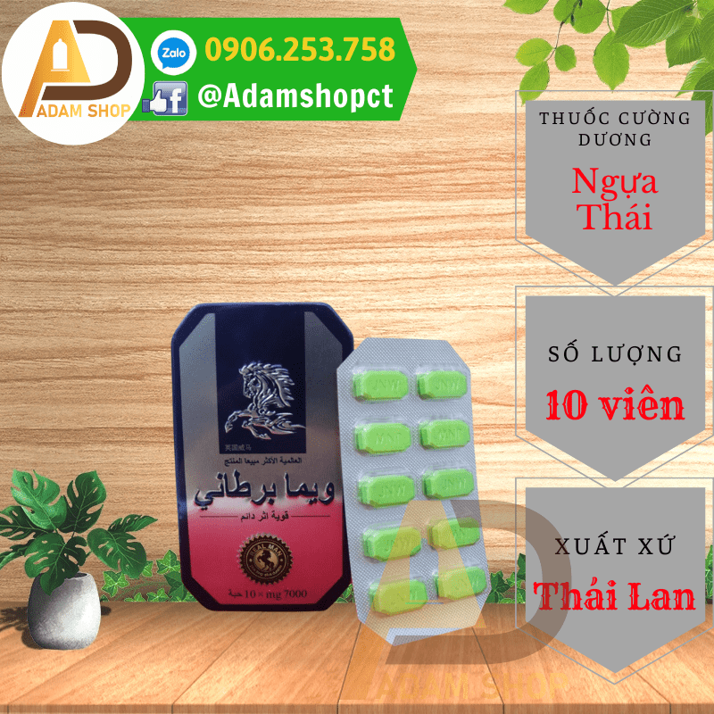 Thuốc Cường Dương Ngựa Thái (10 Viên)