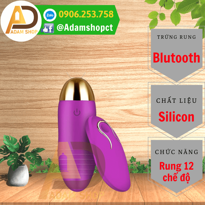 Trứng Rung Không Dây 12 Chế Độ