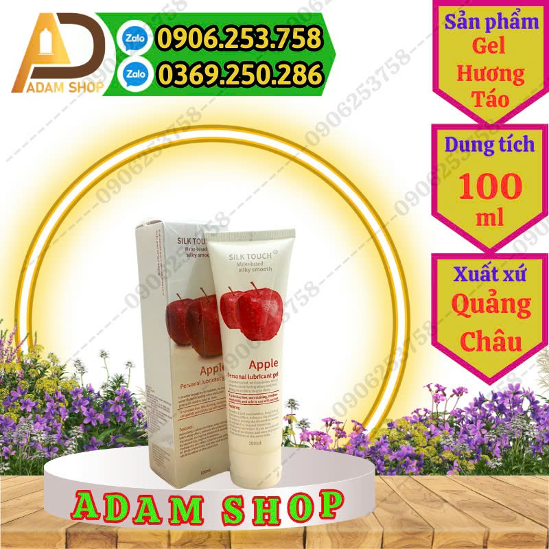 Gel Bôi Trơn Silk Touch Apple 100ml (Hương Táo)